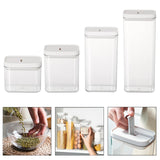 Maxbell Airtight Food Storage Box Kitchen Canisters BPA Free for Grain Flour Snack 500ML