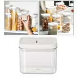 Maxbell Airtight Food Storage Box Kitchen Canisters BPA Free for Grain Flour Snack 500ML