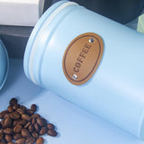 Maxbell Storage Jars with Air Tight Lids Nordic for Kitchen Countertop Sitting Room Blue