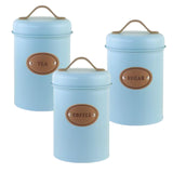 Maxbell Storage Jars with Air Tight Lids Nordic for Kitchen Countertop Sitting Room Blue