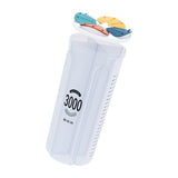 Maxbell Airtight Cereal Storage Container BPA Free 4 Grids for Sesame Rice Cereal 3L