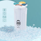 Maxbell Airtight Cereal Storage Container BPA Free 4 Grids for Sesame Rice Cereal 3L