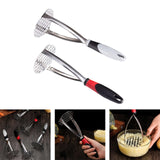Maxbell Hanging Potato Masher Manual Press for Pumpkin Kitchen Restaurant Hotel Gray