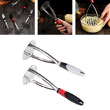 Maxbell Hanging Potato Masher Manual Press for Pumpkin Kitchen Restaurant Hotel Gray