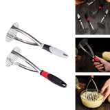 Maxbell Hanging Potato Masher Manual Press for Pumpkin Kitchen Restaurant Hotel Gray