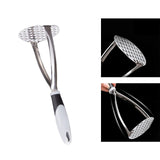 Maxbell Hanging Potato Masher Manual Press for Pumpkin Kitchen Restaurant Hotel Gray
