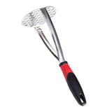 Maxbell Hanging Potato Masher Manual Press for Pumpkin Kitchen Restaurant Hotel Red