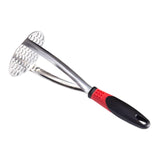 Maxbell Hanging Potato Masher Manual Press for Pumpkin Kitchen Restaurant Hotel Red