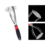 Maxbell Hanging Potato Masher Manual Press for Pumpkin Kitchen Restaurant Hotel Red