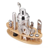 Maxbell 13Pcs Cocktail Shaker Set Wine Mixed Drinks with Stand for Beginner 750ml