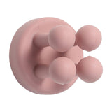 Maxbell Silicone Toothbrush Holders Wall Mounted for Hanging Razor Kitchen College Pink