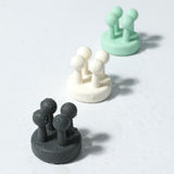 Maxbell Silicone Toothbrush Holders Wall Mounted for Hanging Razor Kitchen College Pink