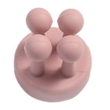 Maxbell Silicone Toothbrush Holders Wall Mounted for Hanging Razor Kitchen College Pink