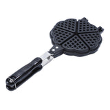 Maxbell Mini Waffle Maker Pan Party Food Maker Campware 6" for Snacks Breakfast