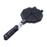 Maxbell Mini Waffle Maker Pan Party Food Maker Campware 6" for Snacks Breakfast