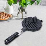 Maxbell Mini Waffle Maker Pan Party Food Maker Campware 6" for Snacks Breakfast