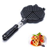 Maxbell Mini Waffle Maker Pan Party Food Maker Campware 6" for Snacks Breakfast