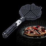 Maxbell Mini Waffle Maker Pan Party Food Maker Campware 6" for Snacks Breakfast
