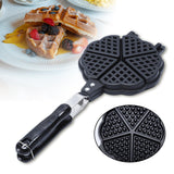 Maxbell Mini Waffle Maker Pan Party Food Maker Campware 6" for Snacks Breakfast