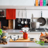 Maxbell 4 Count Canning Funnel Canning Jar Lifter with Grip Handle Set Practical