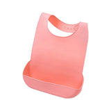 Maxbell Adult Bib with Crumb Catcher Easy to Clean for Disabled Patients Seniors M Pink
