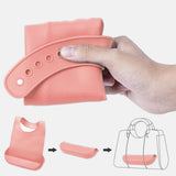 Maxbell Adult Bib with Crumb Catcher Easy to Clean for Disabled Patients Seniors M Pink
