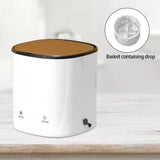 Maxbell Mini Portable Washing Machine Automatic Rotating Turbines White Basket Ozone