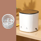 Maxbell Mini Portable Washing Machine Automatic Rotating Turbines White Basket Ozone