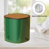 Maxbell Mini Portable Washing Machine Automatic Rotating Turbines Green Drain Basket