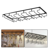 Maxbell Wine Glass Holder Organizer Bar Tool Goblet Iron Stemware Hanging Rack 5 Slots