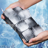 Maxbell Silicone Ice Tray Easy Release Flexible Crushed Ice Trays for Freezer Black