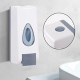 Maxbell Manual Liquid Soap Dispenser Wall Mounted Shampoo Container for Household