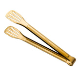 Maxbell Kitchen Tongs Serving Bread Baking Steak Clamp for Catering Cooking Gold