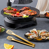 Maxbell Kitchen Tongs Serving Bread Baking Steak Clamp for Catering Cooking Gold