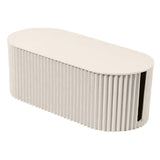 Maxbell Electrical Wire Storage Case Safety Hide Case for Household Counter Office White