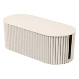 Maxbell Electrical Wire Storage Case Safety Hide Case for Household Counter Office White