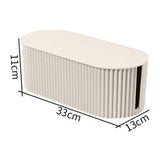 Maxbell Electrical Wire Storage Case Safety Hide Case for Household Counter Office White