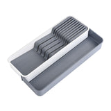 Maxbell Knife Block Storage Box Utensil Holder Drawer Organizer Knives Cutlery Tray