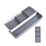 Maxbell Knife Block Storage Box Utensil Holder Drawer Organizer Knives Cutlery Tray