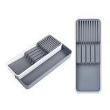 Maxbell Knife Block Storage Box Utensil Holder Drawer Organizer Knives Cutlery Tray