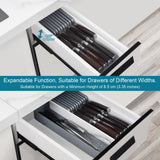 Maxbell Knife Block Storage Box Utensil Holder Drawer Organizer Knives Cutlery Tray