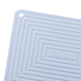 Maxbell Waterproof Dish Drying Mat Hot Pot Holder Heat Resistant Dish Draining Mat Light blue