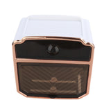 Maxbell Multifunctional Tissue Box Detachable for Vanity Countertop Hotel White