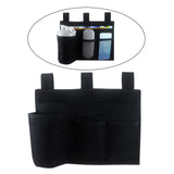 Maxbell Bedside Storage Bag Bedside Caddy Hanging Bag Holder for Cables Magazine