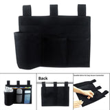 Maxbell Bedside Storage Bag Bedside Caddy Hanging Bag Holder for Cables Magazine
