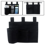 Maxbell Bedside Storage Bag Bedside Caddy Hanging Bag Holder for Cables Magazine