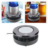 Maxbell Fast Cooling Coaster Beverage Cooler Small Cooling Device Only Coaster