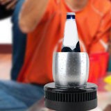 Maxbell Fast Cooling Coaster Beverage Cooler Small Cooling Device Coaster with Cup