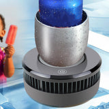 Maxbell Fast Cooling Coaster Beverage Cooler Small Cooling Device Coaster with Cup