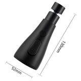 Maxbell Faucet Head Universal Replacement Water Saver Faucet Sprayer Attachment Single Blade Black